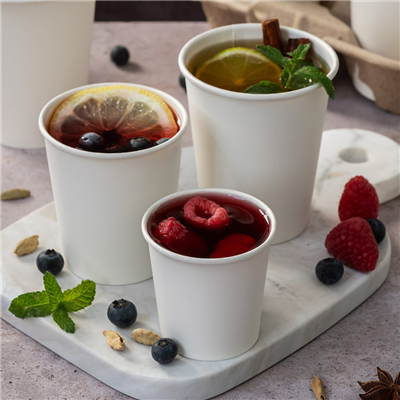 GOBELETS BOISSONS CHAUDES 1 PAROI 180 ML 260 + 18 PE G/M2 Ø7,2/5,3x7,8 CM BLANC CARTON (1000 UNITÉ) – Image 4