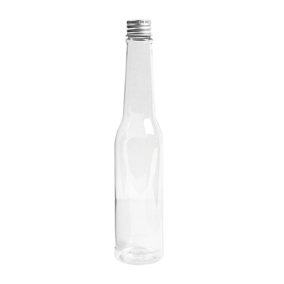FLACONS AVEC BOUCHON EN ALUMINIUM 180 ML Ø4,3x20,5 CM TRANSPARENT PET (210 UNITÉ) – Image 2