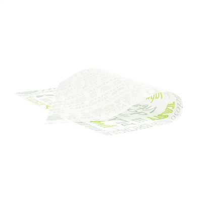 PAPIER INGRAISSABLES BASKET 'PAROLE' 35 G/M2 31x31 CM VERT PARCH.INGRAISSABLE (1000 UNITÉ) – Image 2