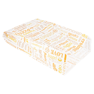 SACHETS CROISSANTS 'PAROLE' 33 G/M2 19+8x35 CM BLANC CELLULOSE (250 UNITÉ) – Image 2