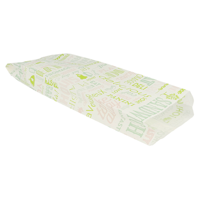 SACS BAGUETTTE GARNI 'PAROLE' 32 G/M2 12+4x35 CM BLANC PARCH.INGRAISSABLE (500 UNITÉ) – Image 3