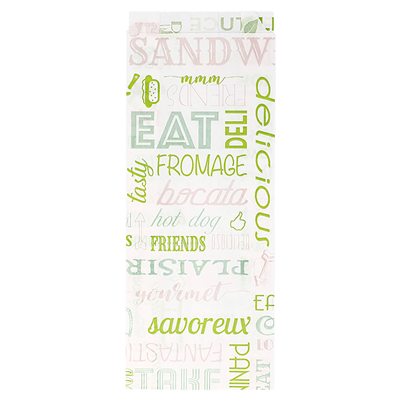 SACS SANDWICHS PFAS FREE 'PAROLE' 35 G/M2 9+4x22 CM BLANC PARCH.INGRAISSABLE (500 UNITÉ)
