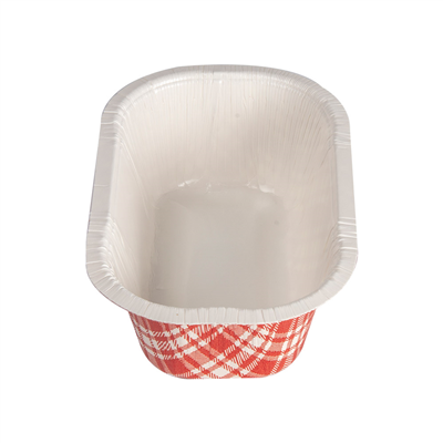 BARQUETTES THERMO FIXANTES 'VICHY' 480 ML 390 G/M2 + 25G/M2 PET 16x10x5,5 CM BLANC CARTON (1000 UNITÉ) – Image 3