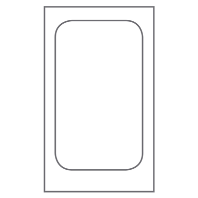 MOULE POUR GN1/4  20x28 CM ARGENTE ALUMINIUM (1 UNITÉ)