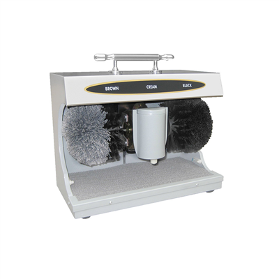 MACHINE À CIRER LES CHAUSSURES 90W  37x21x33 CM ARGENTE INOX (1 UNITÉ)