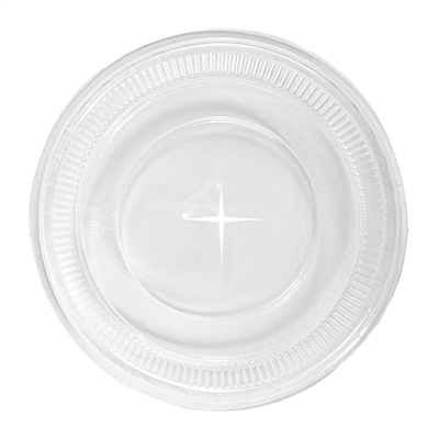 COUVERCLES PLATS À CROIX POUR 224.02 Ø 9,5x0,8 CM TRANSPARENT PLA (800 UNITÉ) – Image 3