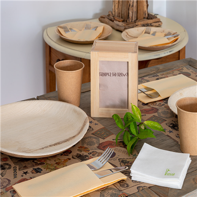 SETS DE TABLE OFFSET 'VINTAGE' 70 G/M2 30x42 CM QUADRICHROMIE KRAFT (2000 UNITÉ) – Image 2