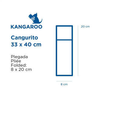 SERVIETTES "CANGURITO" 'LIKE LINEN' 70 G/M2 33x40 CM GRIS SPUNLACE (700 UNITÉ) – Image 3