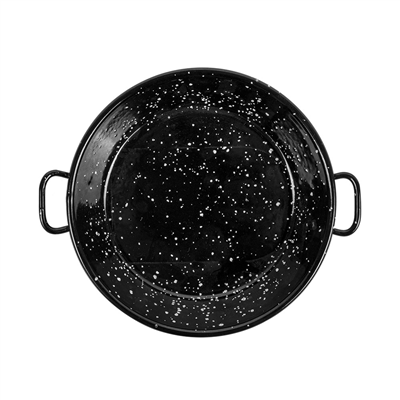 MINI POELE ÉMAILLÉE 'ARTINOX'  Ø12x2,4 CM NOIR ACIER (10 UNITÉ) – Image 3