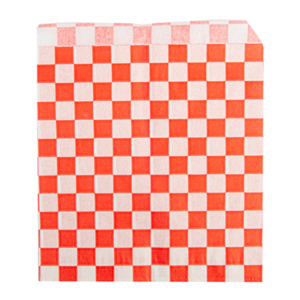 PAPIER INGRAISSABLES OUVERT 2 CÔTÉS FAST FOOD PFAS FREE 'FITIPALDI' 35 G/M2 13x14 CM ROUGE PARCH.INGRAISSABLE (1000 UNITÉ)