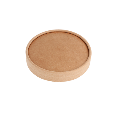 COUVERCLES POUR CODES 212.97  300 + 18 PE G/M2 Ø18,4 CM MARRON KRAFT (300 UNITÉ)