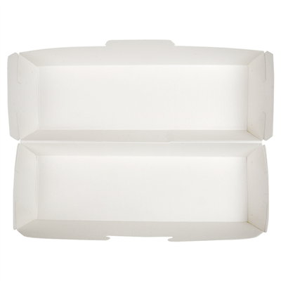 COQUILLES "HOT DOG" 'THEPACK' 230 G/M2 23,2x9x6,3 CM BLANC CARTON ONDULÉ NANO-MICRO (450 UNITÉ) – Image 5