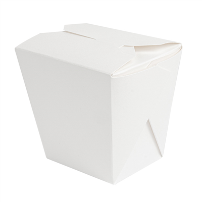 RÉCIPIENTS MULTIUSAGES MICRO-ONDABLES 'THEPACK' 480 ML 230 + 12PP G/M2 7,7x5,7x9 CM BLANC CARTON ONDULÉ NANO-MICRO (480 UNITÉ)