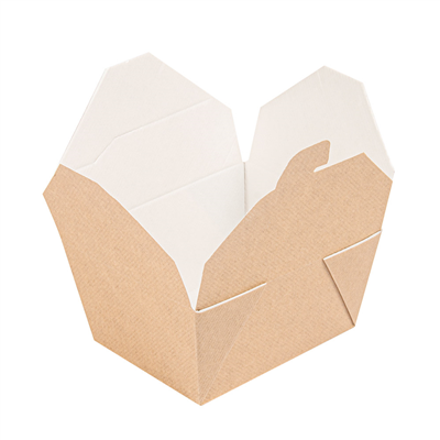 BOÎTES AMÉRICAINES MICRO-ONDABLES 'THEPACK' 780 ML 220 + 12PP G/M2 11,3x9x6,3 CM NATUREL CARTON ONDULÉ NANO-MICRO (500 UNITÉ) – Image 3