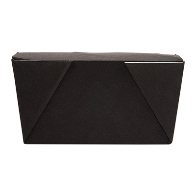 BOÎTES AMÉRICAINES MICRO-ONDABLES 'THEPACK' 780 ML 230 + 12PP G/M2 11,3x9x6,3 CM NOIR CARTON ONDULÉ NANO-MICRO (500 UNITÉ) – Image 2