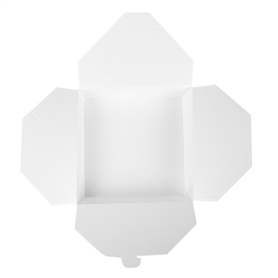 BOÎTES AMÉRICAINES MICRO-ONDABLES 'THEPACK' 2910 ML 250 + 12PP G/M2 21,7x21,7x6 CM BLANC CARTON ONDULÉ NANO-MICRO (100 UNITÉ) – Image 4