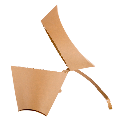 RÉCIPIENTS POUR CRÊPES 250 G/M2 22,5x21,5x4 CM MARRON CARTON (500 UNITÉ) – Image 2