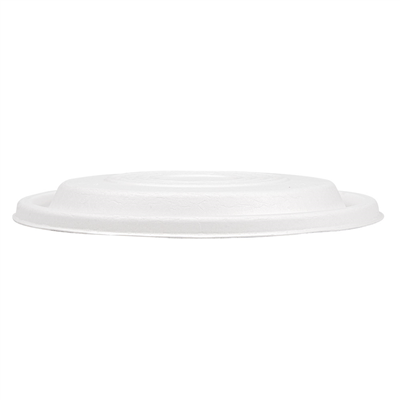 COUVERCLES POUR CODES 251.53/54/55 'BIONIC'  Ø 21,4x1 CM BLANC BAGASSE (400 UNITÉ) – Image 2