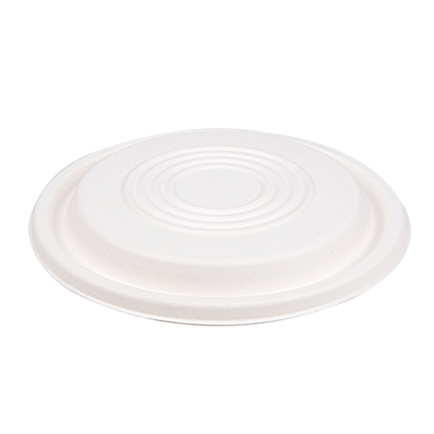 COUVERCLES POUR CODES 251.53/54/55 'BIONIC'  Ø 21,4x1 CM BLANC BAGASSE (400 UNITÉ)