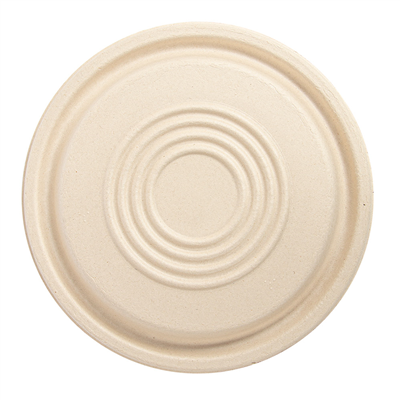 COUVERCLES POUR CODES 251.57/58/59 'BIONIC'  Ø 21,4x1 CM NATUREL BAGASSE (400 UNITÉ) – Image 3