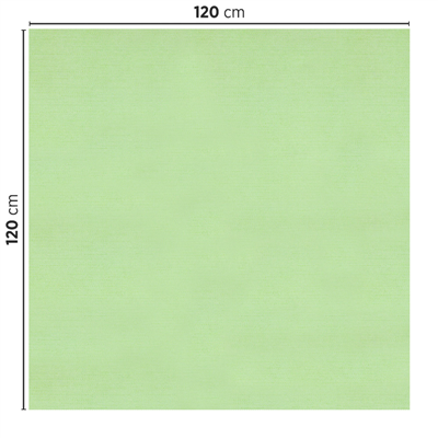 NAPPES PLIAGE M 'LIKE LINEN' 70 G/M2 120x120 CM VERT POMME SPUNLACE (200 UNITÉ) – Image 2