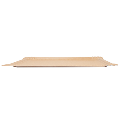 PLATEAUX PÂTISSERIE - MOYENS  400 G/M2 30x21 CM NATUREL KRAFT (125 UNITÉ) – Image 2