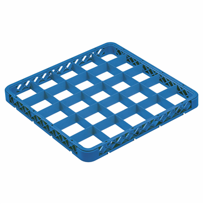 SUPPLÉMENT CASIER DE 25 COMPARTIMENTS  50x50x4,5 CM BLEU PP (1 UNITÉ)