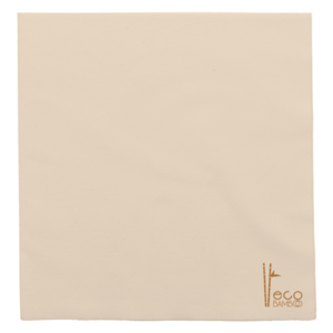 SERVIETTES P. 1/4 'ECO-BAMBOO' 70 G/M2 25x25 CM NATUREL BAMBOU (3600 UNITÉ)