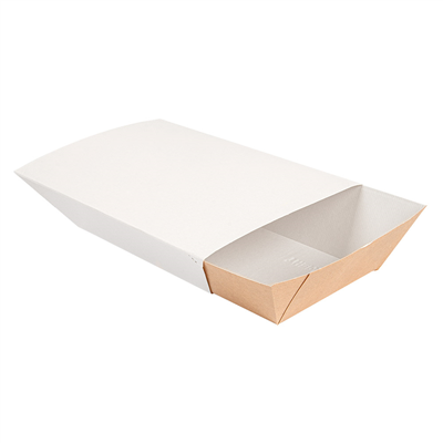 HOUSSES POUR BARQUETTES 'THEPACK' 2400 G 250 G/M2 17x9,8x7 CM BLANC CARTON ONDULÉ NANO-MICRO (600 UNITÉ) – Image 5