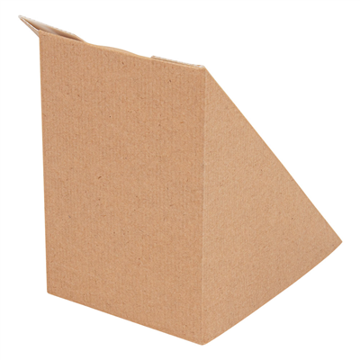 BOÎTES SANDWICH TRIPLE AVEC FENÊTRE 'THEPACK'  220 G/M2 + OPP 12,4x12,4x8,3 CM NATUREL CARTON ONDULÉ NANO-MICRO (500 UNITÉ) – Image 4