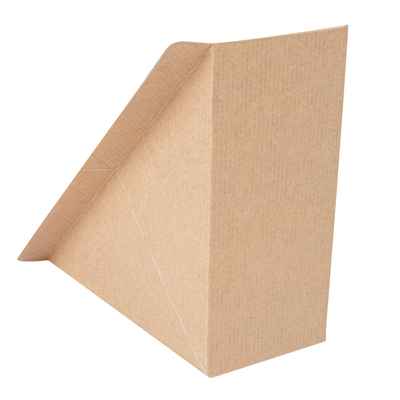BOÎTES SANDWICH AVEC FENÊTRE 'THEPACK'  220 G/M2 + OPP 12,4x12,4x5,5 CM NATUREL CARTON ONDULÉ NANO-MICRO (500 UNITÉ) – Image 4