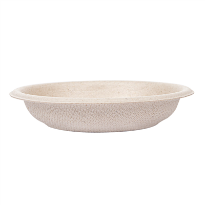 MINI BOLS 'BIONIC'  Ø 7,7x1,5 CM NATUREL BAGASSE (2000 UNITÉ) – Image 2