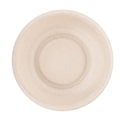 MINI BOLS 'BIONIC'  Ø 7,7x1,5 CM NATUREL BAGASSE (2000 UNITÉ) – Image 3