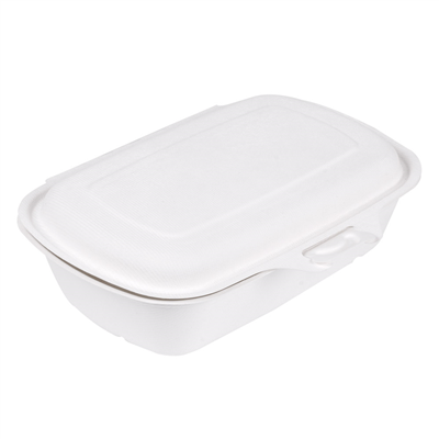 COQUILLES 'BIONIC' 900 ML 22,4x14x6 CM BLANC BAGASSE (400 UNITÉ) – Image 2