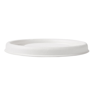 COUVERCLE POUR CODE 150.60 'BIONIC'  Ø 7,7x0,8 CM BLANC BAGASSE (1000 UNITÉ) – Image 2