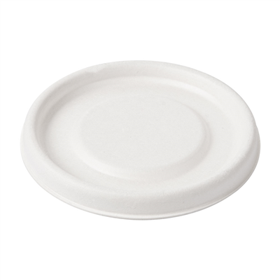 COUVERCLE POUR CODE 150.60 'BIONIC'  Ø 7,7x0,8 CM BLANC BAGASSE (1000 UNITÉ)
