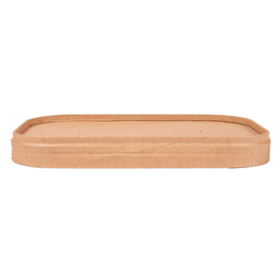 COUVERCLES POUR RÉCIPIENTS 254.33/34/35  320 + 30 PE G/M2 17,3x12,3x2 CM NATUREL KRAFT (300 UNITÉ) – Image 2