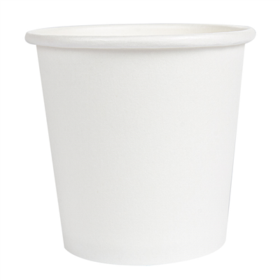 PETITS POTS 105 ML (3,5 oz) 210 + 18 PE G/M2 Ø6/4,5x5,8 CM BLANC CARTON (1000 UNITÉ) – Image 2