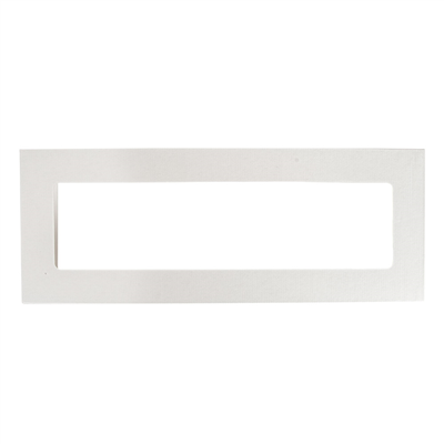 COUVERCLES AVEC FENÊTRE POUR COD. 254.65 'THEPACK'  250 G/M2 11x30x2 CM BLANC CARTON NANO-MICRO (200 UNITÉ) – Image 3
