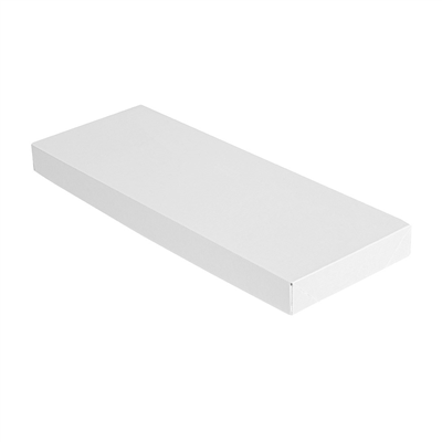 COUVERCLES SANS FENÊTRE POUR COD. 254.65 'THEPACK'  250 G/M2 11x30x2 CM BLANC CARTON NANO-MICRO (200 UNITÉ)