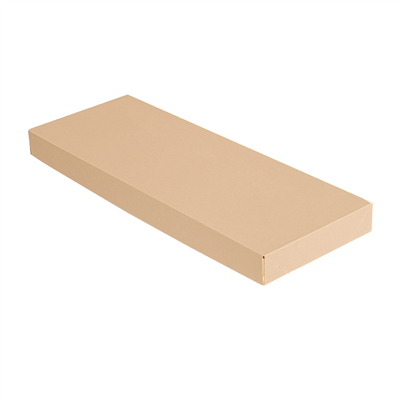 COUVERCLES SANS FENÊTRE POUR COD. 254.66 'THEPACK'  240 G/M2 11x30x2 CM NATUREL CARTON NANO-MICRO (200 UNITÉ)