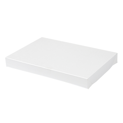 COUVERCLES SANS FENÊTRE POUR COD.254.71 'THEPACK'  250 G/M2 22x15x2 CM BLANC CARTON NANO-MICRO (50 UNITÉ)