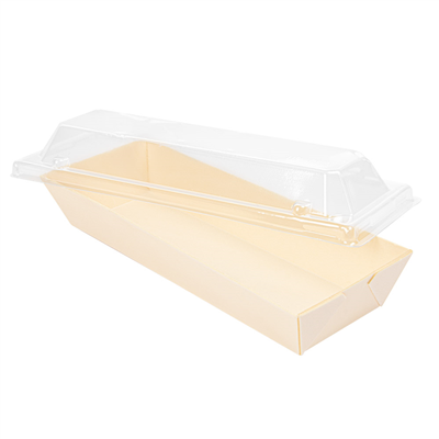 COMBO BARQUETTES + COUVERCLES PET  19x7x3,5 CM NATUREL BOIS (200 UNITÉ) – Image 3