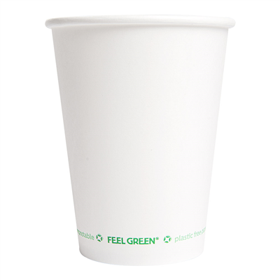 GOBELETS BOISSONS FROIDES ET CHAUDES 1 PAROI 360 ML 300 G/M2 Ø9/6x11 CM BLANC CARTON (1000 UNITÉ) – Image 2