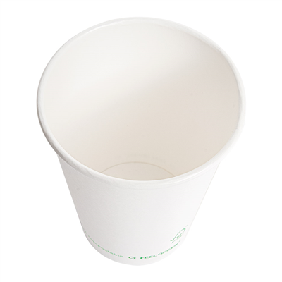 GOBELETS BOISSONS FROIDES ET CHAUDES 1 PAROI 360 ML 300 G/M2 Ø9/6x11 CM BLANC CARTON (1000 UNITÉ) – Image 3