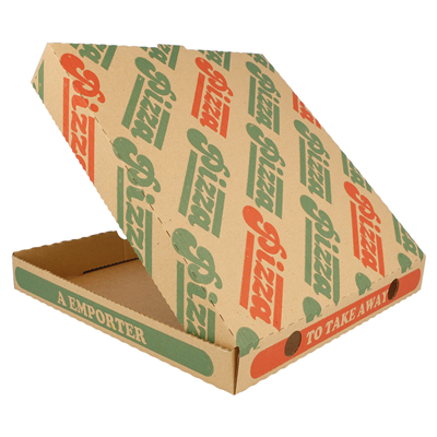 BOÎTES PIZZA MICROCANNELURE 100% VIERGE  310 G/M2 24x24x3 CM NATUREL CARTON (100 UNITÉ) – Image 3