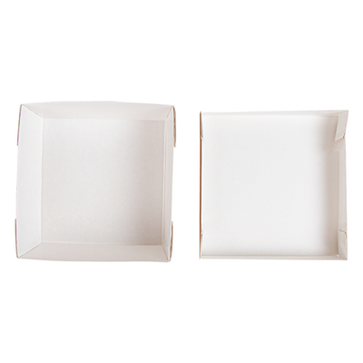 PETITES BOÎTES+COUVERCLES 'THEPACK' 500 ML 220 G/M2 + 12PP 12x12x5 CM NATUREL CARTON ONDULÉ NANO-MICRO (250 UNITÉ) – Image 5