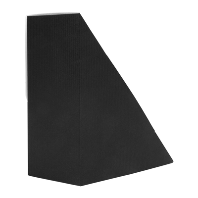 BOÎTES SANDWICH AVEC FENÊTRE 'THEPACK'  230 G/M2 + OPP 12,4x12,4x5,5 CM NOIR CARTON ONDULÉ NANO-MICRO (500 UNITÉ) – Image 3