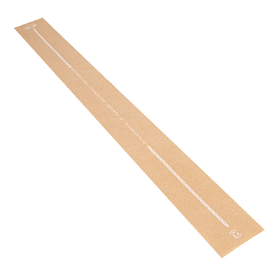 BANDE SANITAIRE DEGRADABLE "WC"  48 G/M2 62x6,5 CM NATUREL KRAFT (1000 UNITÉ) – Image 2