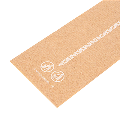 BANDE SANITAIRE DEGRADABLE "WC"  48 G/M2 62x6,5 CM NATUREL KRAFT (1000 UNITÉ) – Image 4